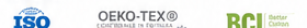 ISO, OEKO-TEX, BCI certifications